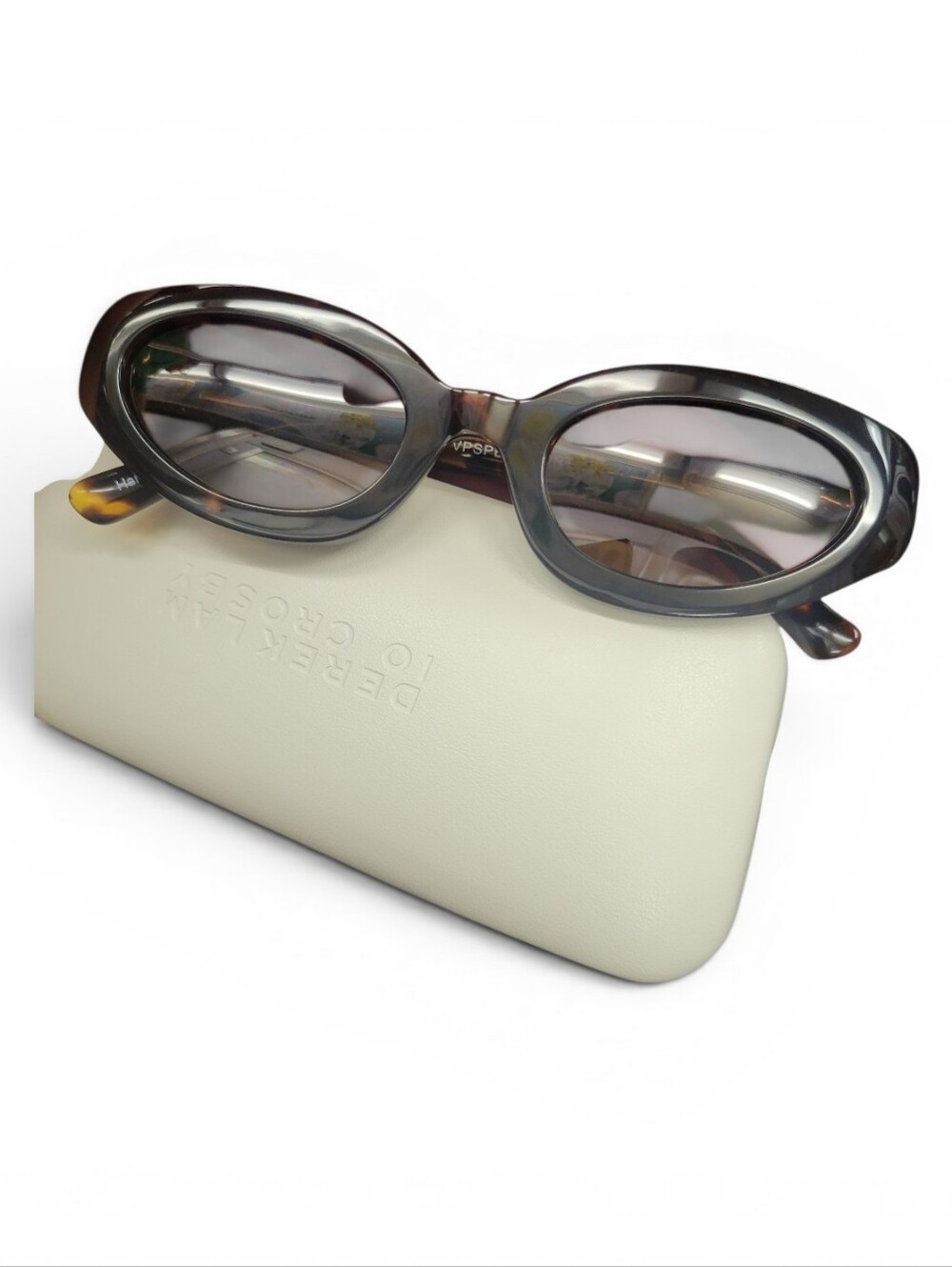 Derek Lam Vesper Tortoiseshell Oval Women’s Sunglasses NIB